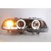 BMW E46 2D 99-02 Black Projector Headlamp w Ring